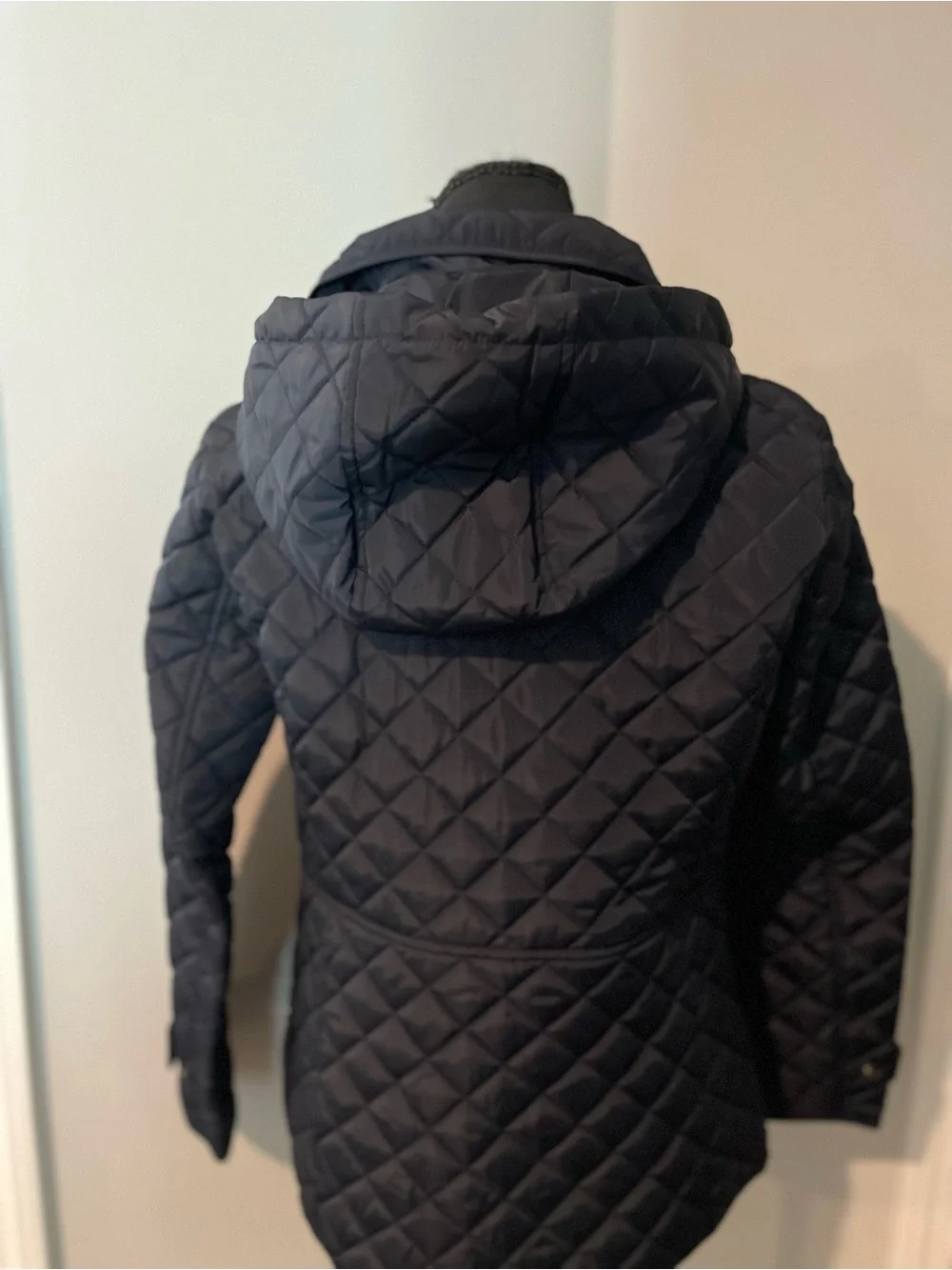 Lauren Ralph Lauren Navy Quilted Crest Puffer Jacket